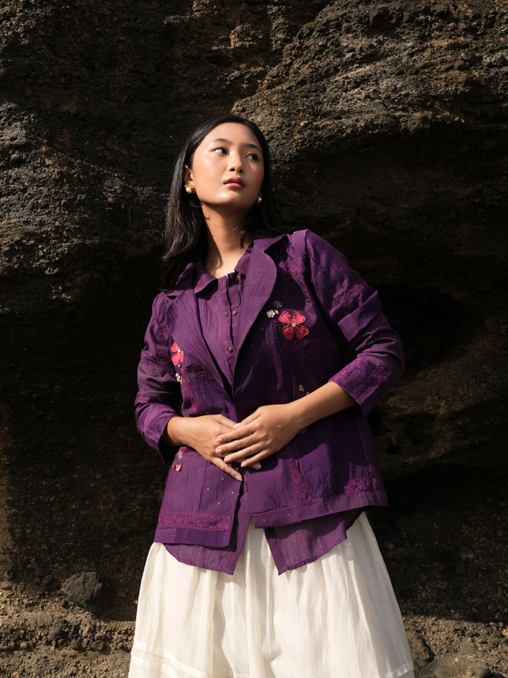 Rose Patchwork Recycled Jacket
