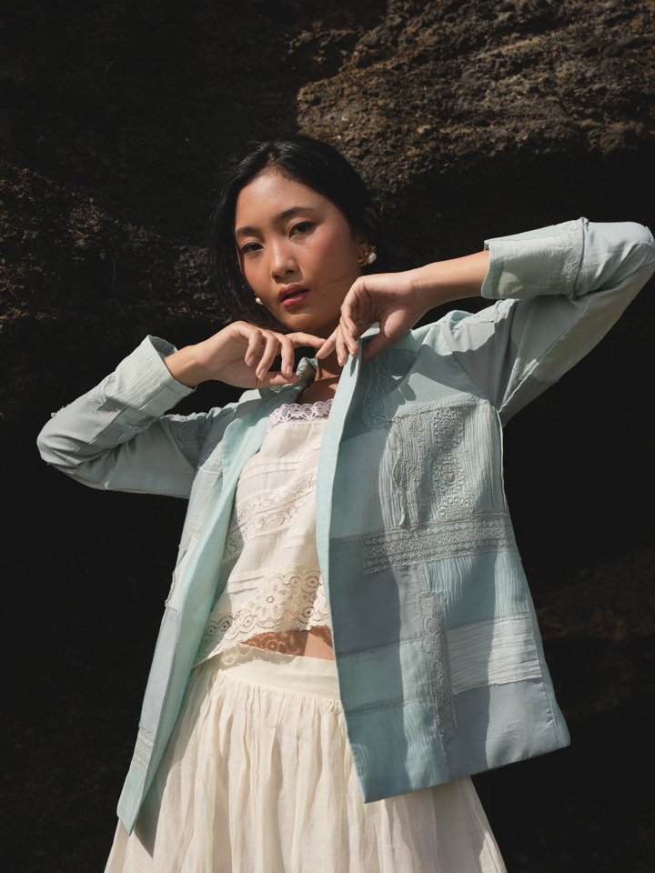 Rose Patchwork Recycled Jacket