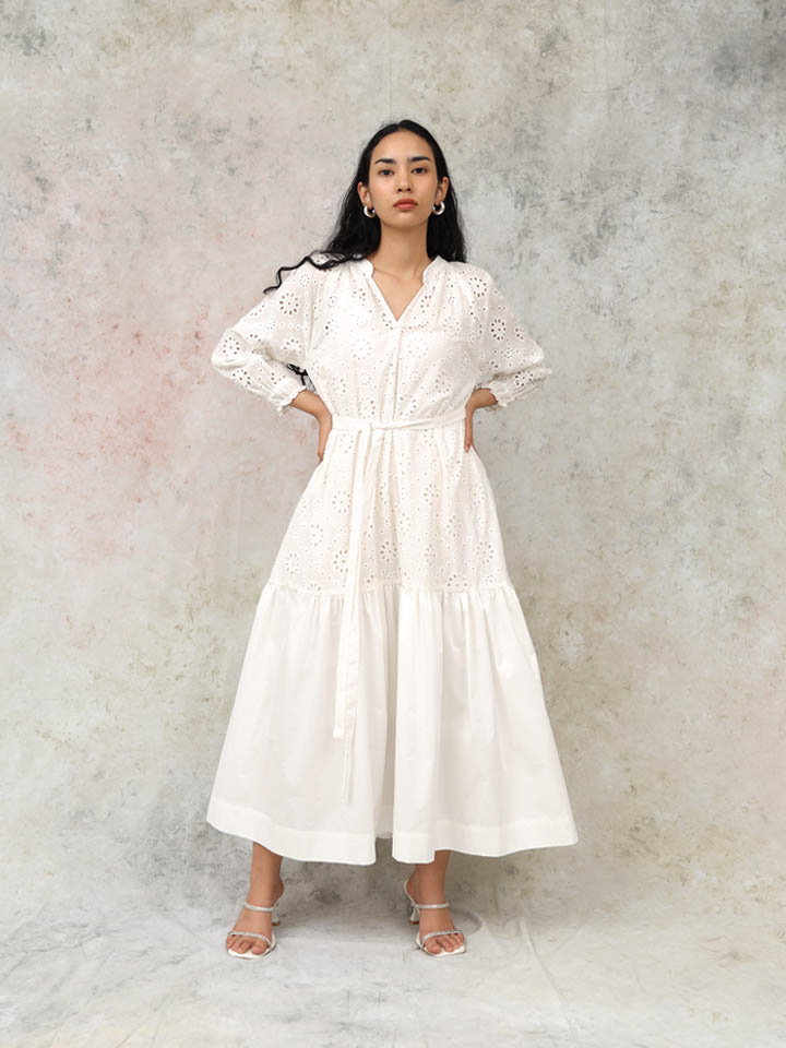 Vica Maxi Lace Dress - Image 2