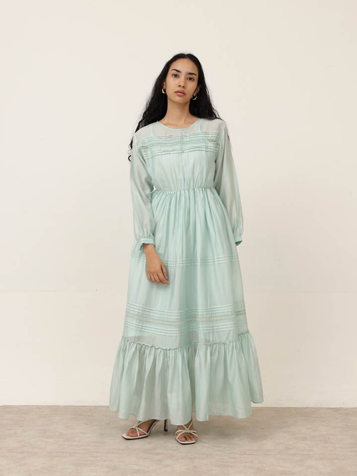 Sarah Silk Midi Dress