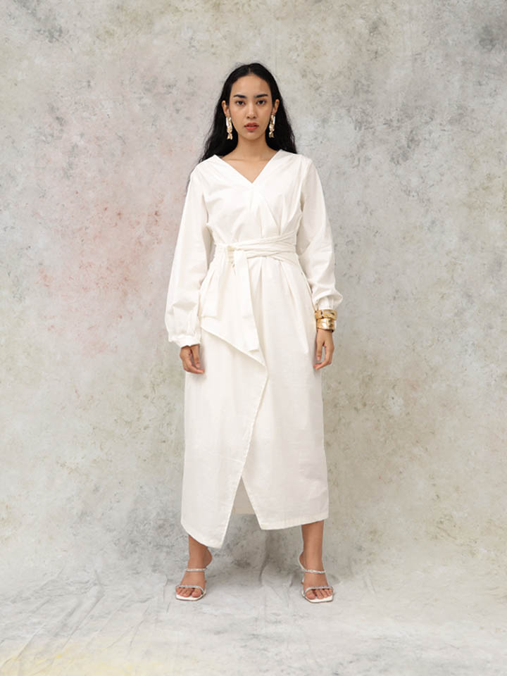 Clay Wrap Dress