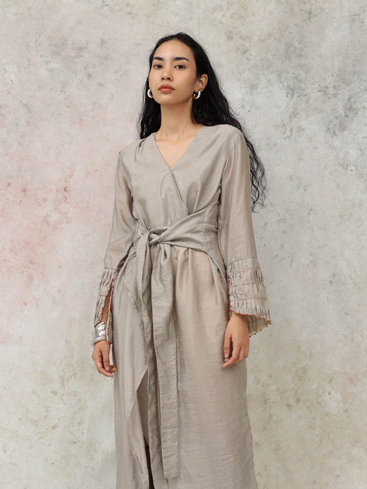 Clay Wrap Dress - Image 3