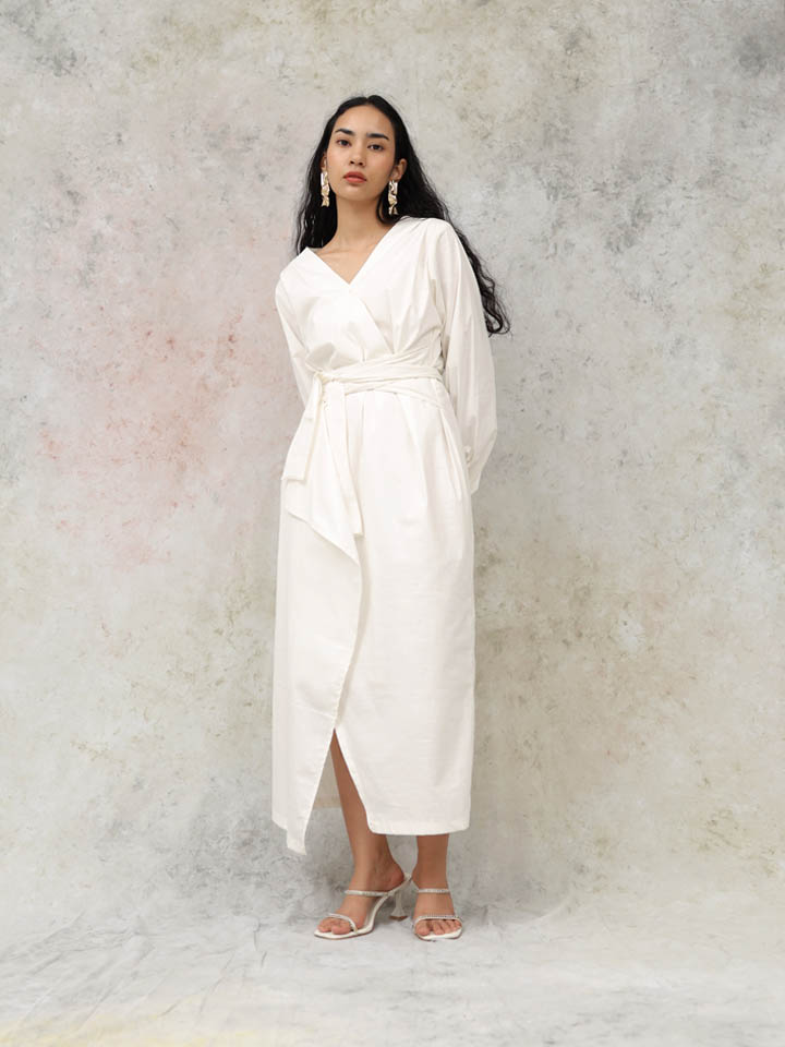 Clay Wrap Dress - Image 3