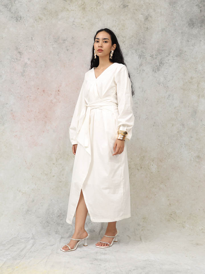 Clay Wrap Dress - Image 7