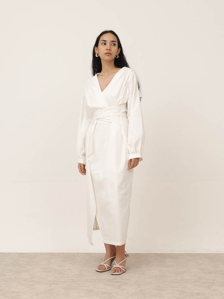Clay Wrap Dress - Image 4