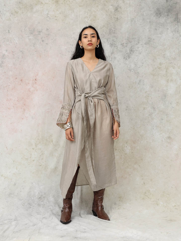 Clay Wrap Dress