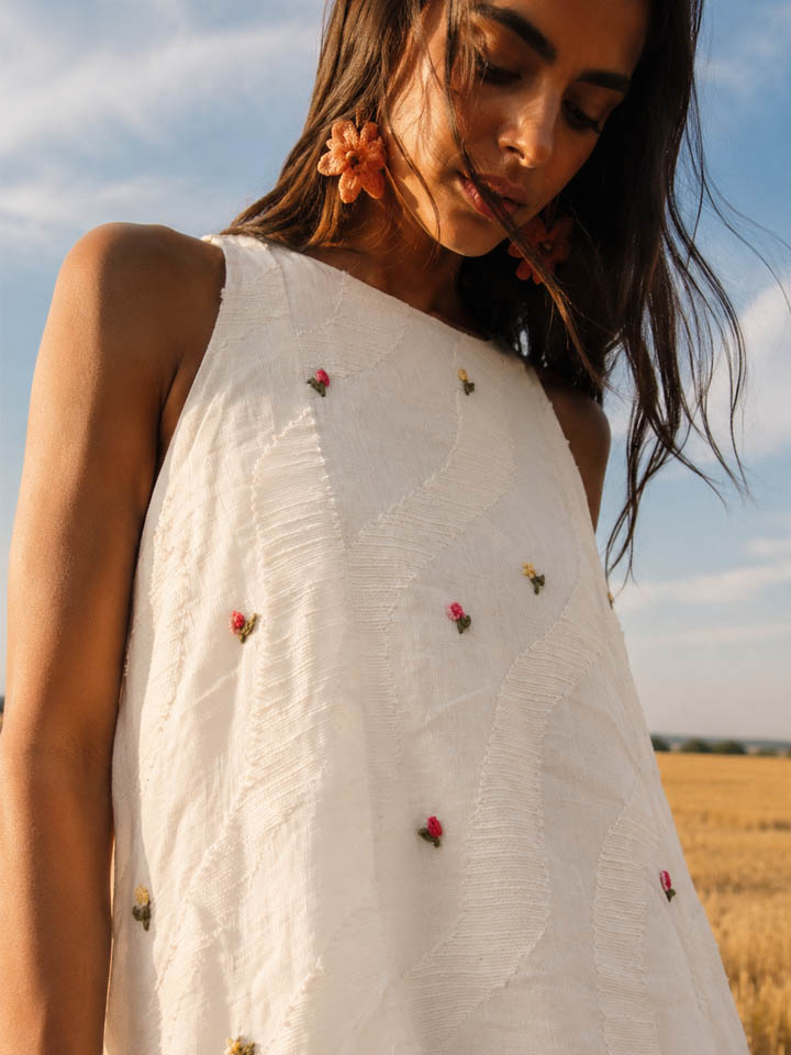 Idle Maxi Linen Dress - Image 2