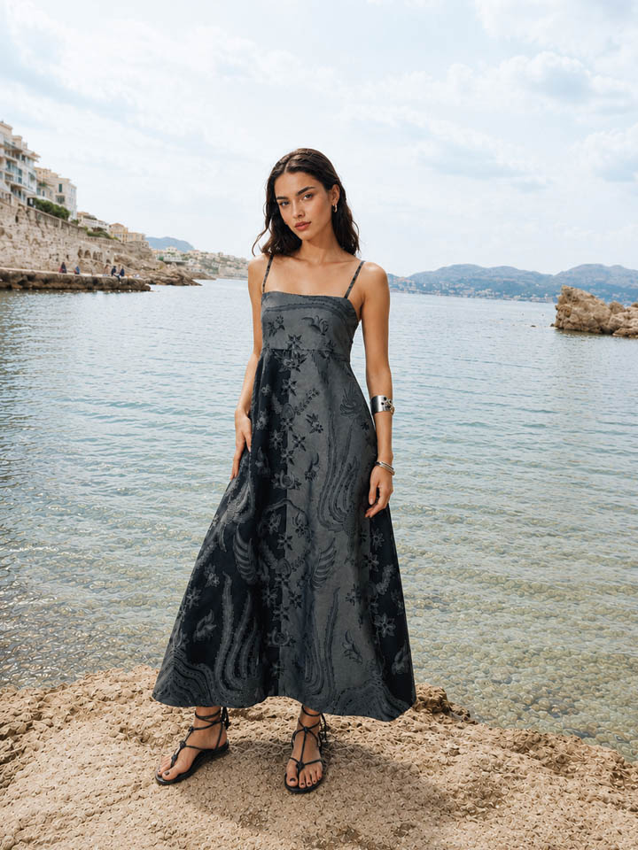 Kay Batik Midi Dress - Image 2