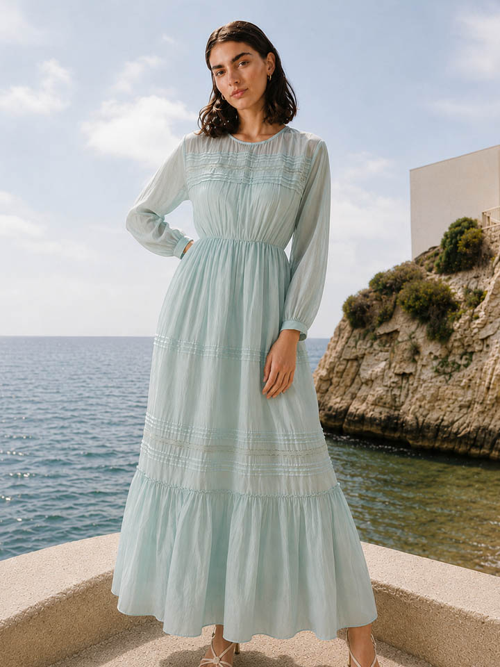 Sarah Silk Midi Dress
