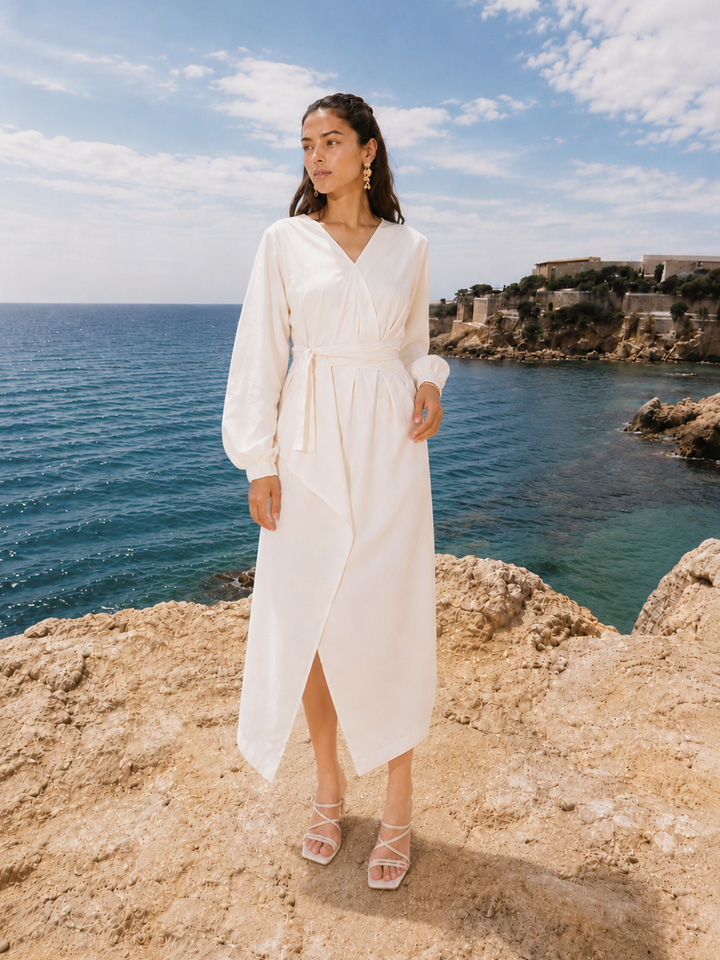 Clay Wrap Dress - Image 3