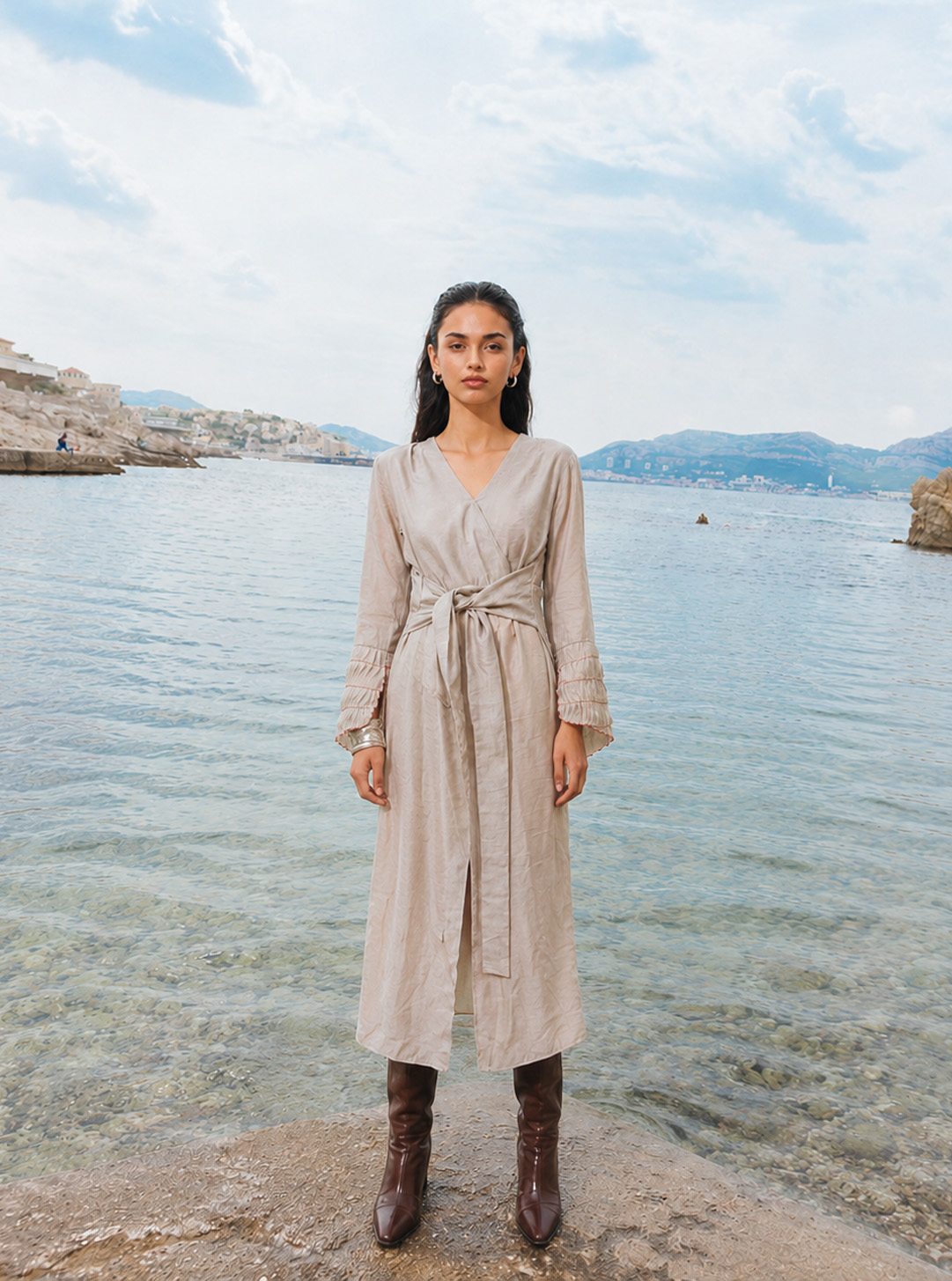 Clay Wrap Dress - Image 7