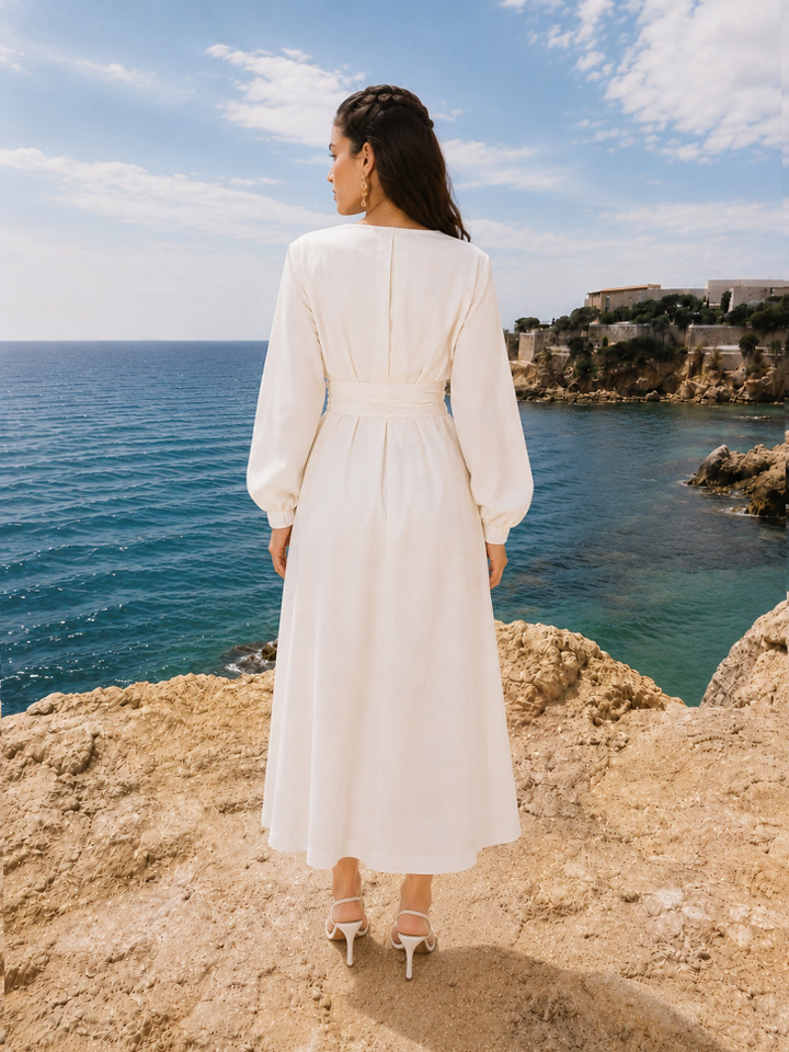 Clay Wrap Dress - Image 6